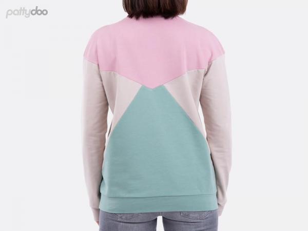Schnittmuster Zoey Colourblock-Pullover by pattydoo